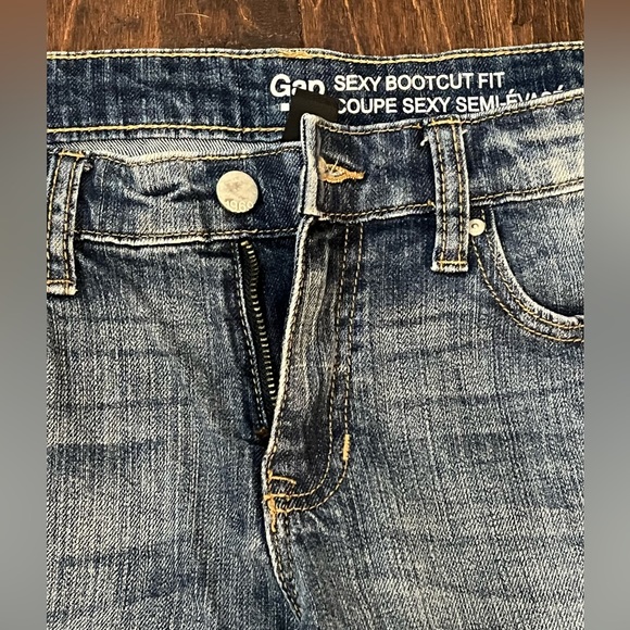 Womens Gap Sexy Bootcut Jeans size 6/28S - Picture 7 of 12